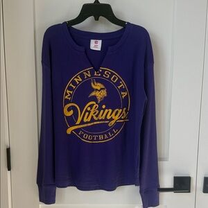 BNWT NFL Minnesota Vikings Women's Purple Jersey Top